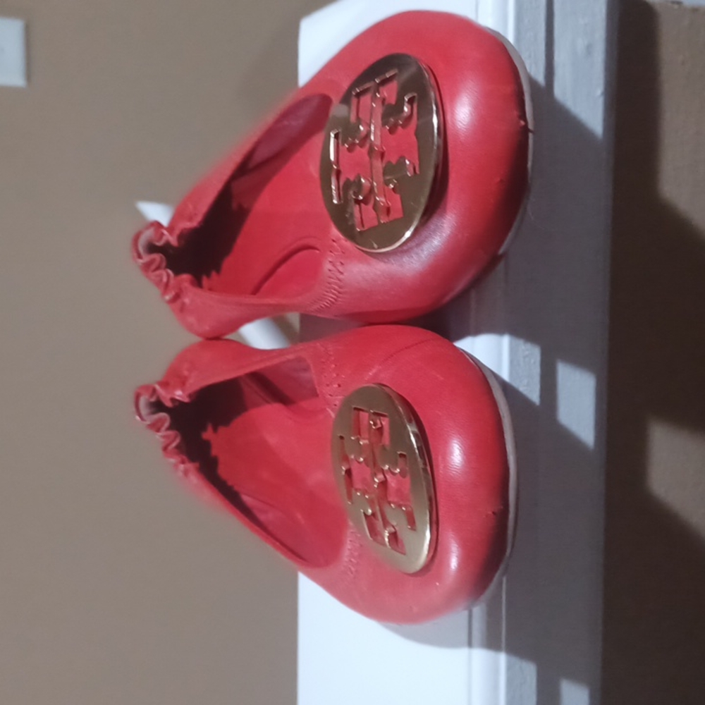 Red Tory Burch Reva Flats
